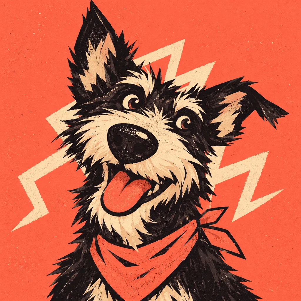 Claude Dog token artwork